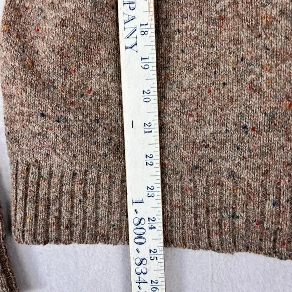 Vintage Robert Bruce Sweater Mens M Wool Red Blue Geometric Pattern Heavyweight - Picture 9 of 13